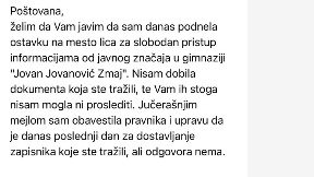 Prva ostavka u Jovinoj